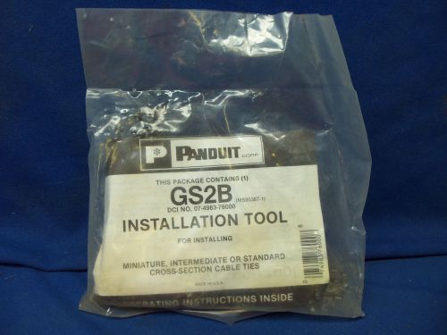 PANDUIT GS2B CABLE TIE TOOL NOS USA