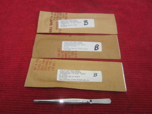 Lot of 4, dixon forceps dressing 5.50inch lg straight and serrated jaw round tip for sale