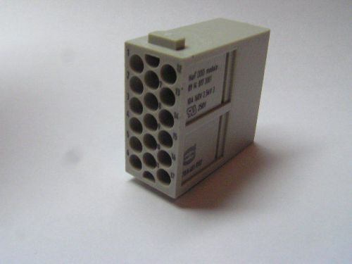 HARTING HAN 17 MOD M-C  10A  CONNECTOR HAN MODULE MALE 10 PIN 09140173001