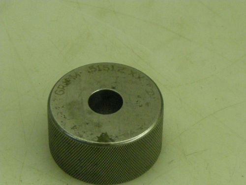 Ring Gage Gauge Bore Gage Setting Ring 0.5152&#034; XX