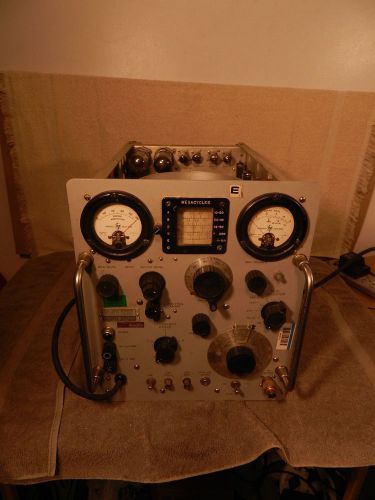 Vintage 1958 HP Hewlett Packard 608D Vacuum Tube VHF Signal Generator