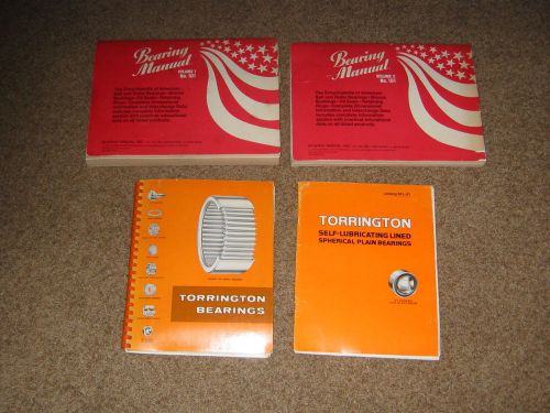 Bearing Manual Encyclopedia of American bearings, etc, Vol.1 &amp; 2, +Torrington