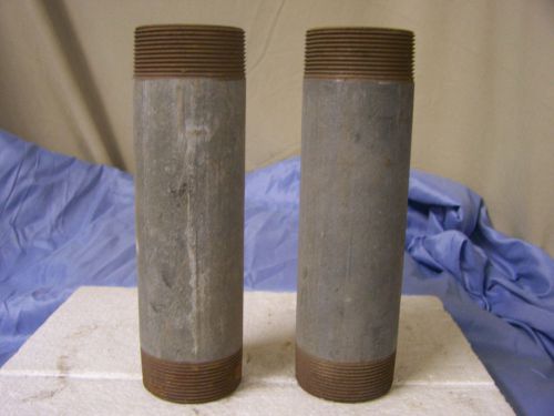 2&#034; x 8&#034; Galvanized Pipe Nipple 2&#034; x 8&#034; Galvanized Nipple - Qty. 2