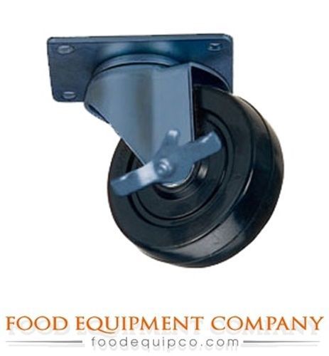 Win-holt 73111BK Swivel Plate Caster with 6 x 2&#034; Polyolefin Wheel