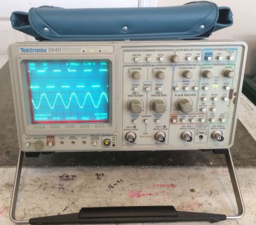 Tektronix 2440 300 mHz 500 MS/s Digital Storage Oscilloscope tested