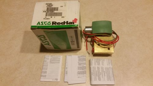 Asco red-hat ii solenoid valve 8327g051 1/4&#034; 120 vdc 3 way nib for sale