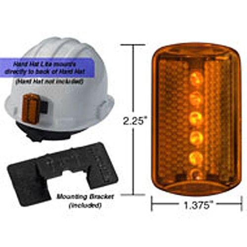 Hard Hat Safety Light - Amber