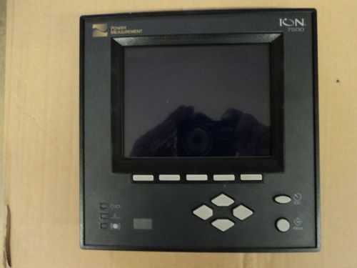 Schneider Elec Power Measurement PowerLogic ION7500 Display P/N 14000-0047-240