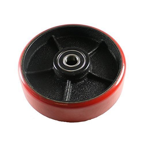 Mighty lift b008c  polyurethane steer wheel with sealed precision bearings, 7&#039;&#039; for sale