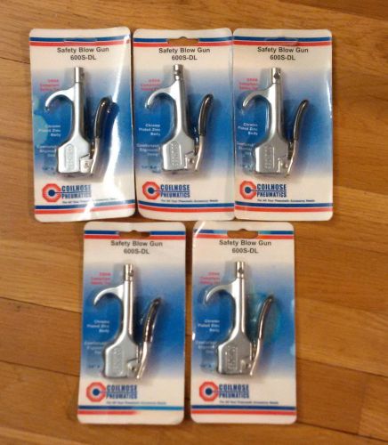 5 Pack - COILHOSE PNEUMATICS 600S-DL Safety Blow Air Gun - NEW