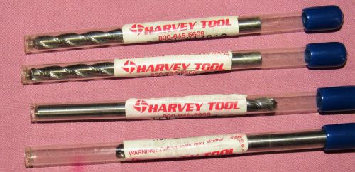 Brand new Harvey Tool End Mill Aluminum 3/16 dia. 3 Flute Ball end mills 4 pcs