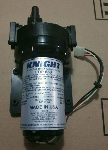 IDEX KNIGHT EDP 550 PUMP 3.2 GPM 115 VAC 70PSI   Model : 55-K1600134-01