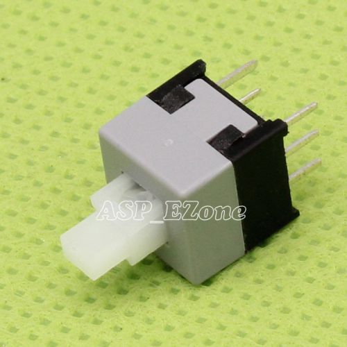 50pcs 8.5*8.5mm Blue Self-locking Type Square Button 6Pin Switch Control