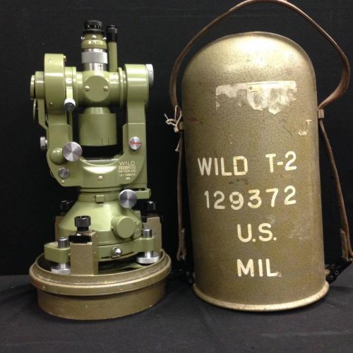 Wild Heerbrugg T2-129372 U.S. Mil Theodolite