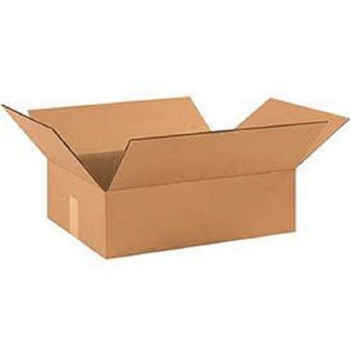 Corrugated Cardboard Flat Shipping Storage Boxes 17.5&#034; x 12&#034; x 3&#034; (Bundle of 25)