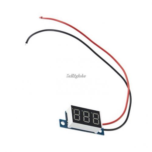 DC 3.0V-17V LED Panel Meter Mini Lithium Battery Accuracy Digital Voltmeter G8