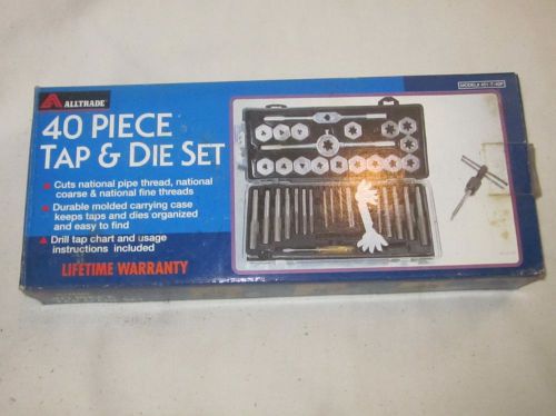 ALLTRADE 40 PIECE TAP AND DIE SET NIB