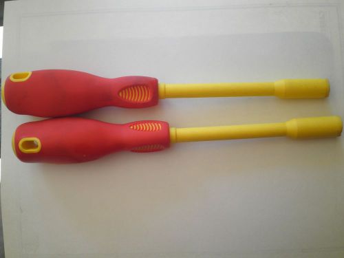 Westward #1YXK9 1/4&#034; &amp; #1YXL1 5/16&#034; Insulated Screwdrivers.