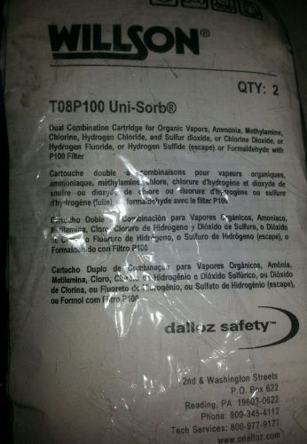 Wilson Niosh cartridges T08P100 Uni-Sorb