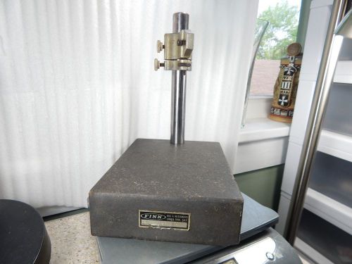 Finn tool co.granite base indicator positioner holder 8 1/8&#034; tall machinist tool for sale