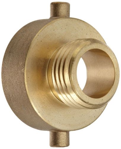 Moon 369-1521021 Brass Fire Hose Adapter Pin Lug 1-1/2&#034; NH Female x 1&#034; NH Male