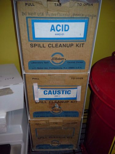 J.t. baker spill kit, w/ metal , acid, caustic, mercury 4436-03 for sale