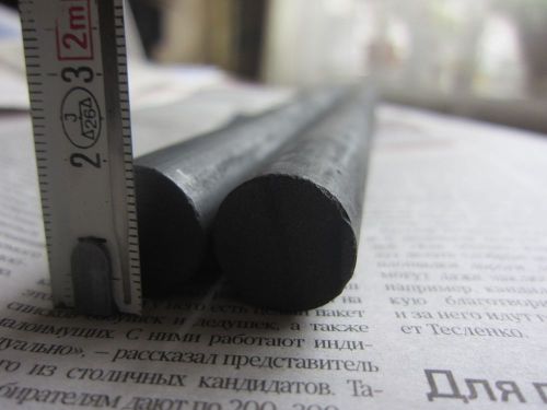 2x NOS soviet GRAPHITE, CARBON rod, electrode (18mm x 255mm)! or MORE!