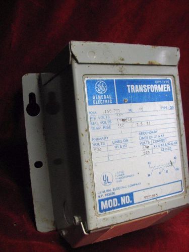 GE  Dry Type Transformer 0.150 Kva 600v - 120/240v Part # 9T51B85