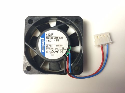 ebmpapst 412F Fan 12VDC, Qty:1