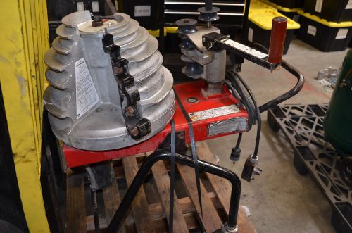 Gb gardner conduit pipe bender enerpac cyclone 2 in emt &amp; rigid ridgid pipe for sale