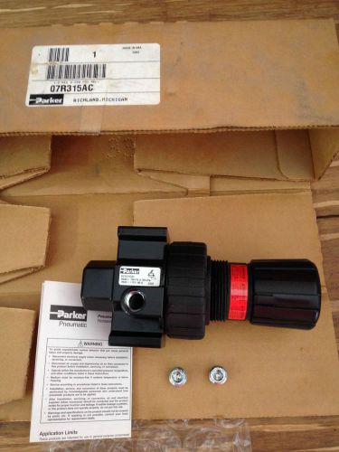 NEW Parker Pressure Regulator Valve 07R315AC Pmax = 250 psi (1700 kPa) Tmax=175F