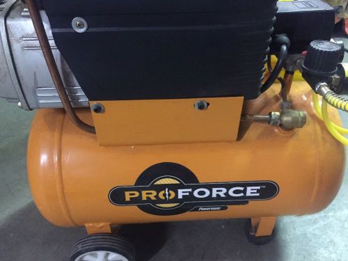 PROFORCE - POWERMATE AIR COMPRESSOR, MODEL #VPP0200604, 140PSI, 6 GALLON TANK