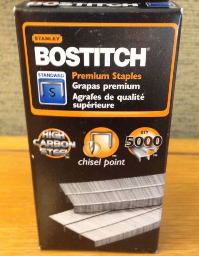 Bostitch premium full strip staples 5000 count box standard stapler sbs191/4cp for sale