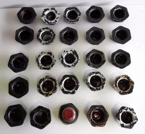 Rieke vgii black 3/4&#034; steel bungs drum barrel plugs w buna rubber gasket for sale