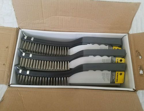 WORKFORCE STAINLESS STEEL WIRE BRUSH 3 X 19