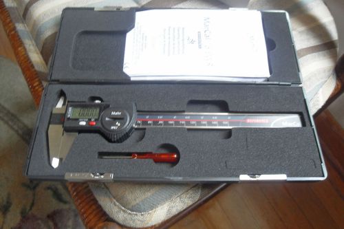 marcal 6&#034; 150 mm govt.&#034;slide&#034; type digital caliper/hard padded case &amp; info#242