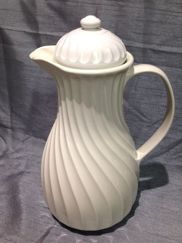 Emsa Designs Collection Swirl White Coffee Beverage Carafe Germany