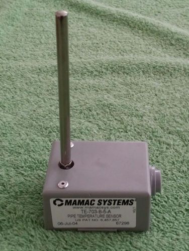 Mamac systems te-703-b-5-a pipe temperature sensor for sale