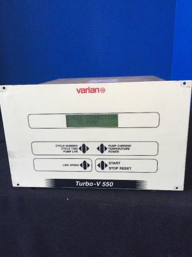 VARIAN AGILENT TURBO MOLECULAR TURBO-V 550 PUMP CONTROLLER