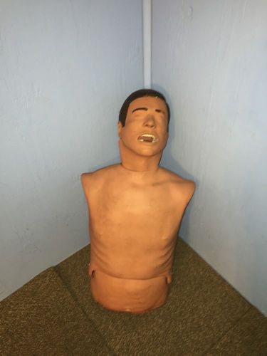 LAERDAL ALS TORSO TRAINER MANIKIN SIMULATOR EMT CPR AIRWAY MANAGEMENT INTUBATION