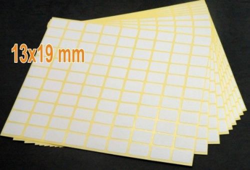 Labels 13 x 19 mm white blank 1.3x1.9 cm sticker paper mini small label h 211 for sale