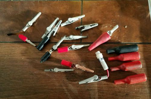 Vintage Lot Mueller GE Alligator Clips