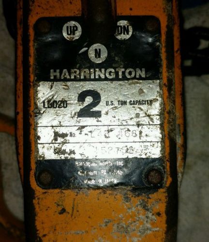 2 Ton Harrington Chain Hoist