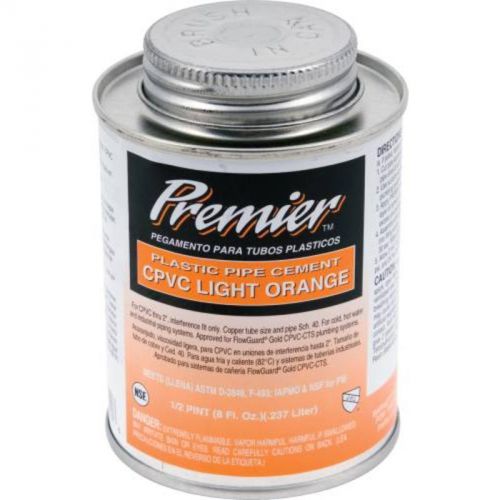 Premier cement cpvc hi-grade 1/2 pint premier 71312 076335800196 for sale