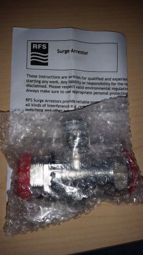 (10)RFS Quarterwave Surge arrestor 716-STUB-14 Din Male/Fem Bulkhead 690-2700mhz