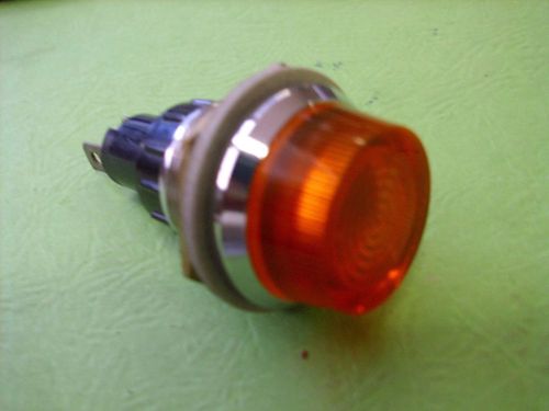 INDICATOR AMBER 1 INCH HOLE 12V