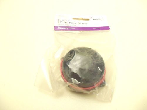 RADIO SHACK - High Intesity Piezo Buzzer 12 VDC