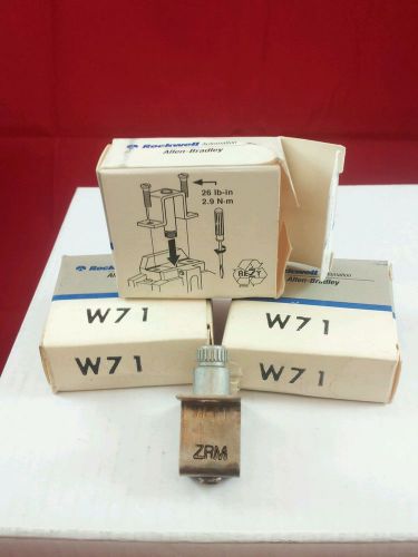 LOT OF 3 ALLEN BRADLEY W71 OVERLOAD RELAY HEATER ELEMENT NEW IN BOX