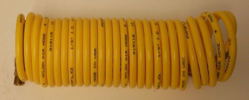 Fastenal Company 1/4&#034; X 25&#039; Yellow Recoil Hose 430086 NIB