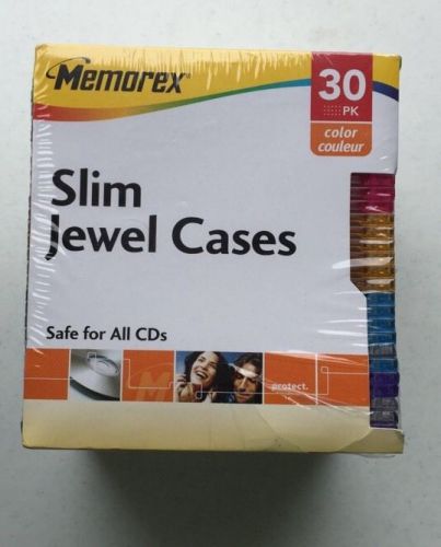 Memorex Slim Jewel Cases 30pk